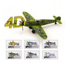 Load image into Gallery viewer, WW2 German Fighter BF109 Model Airplane 6 Pcs Diy Kit Model Airplane Educational Toys Armas Blocks Juguetes Educativos Kids Gift