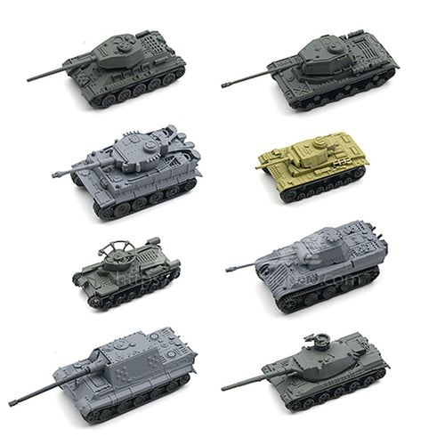 1: 144 Kung Ching Tiger Panther 3 Main Battle Tank Sand Table Scene Military 4D Thumb-assembly Model