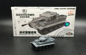 1: 144 Kung Ching Tiger Panther 3 Main Battle Tank Sand Table Scene Military 4D Thumb-assembly Model