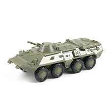 Load image into Gallery viewer, 1:72 M35 Truck Soviet BTR 80 Wheeled Armored Vehicle Rubber-free Assembly Model Military Toy Car